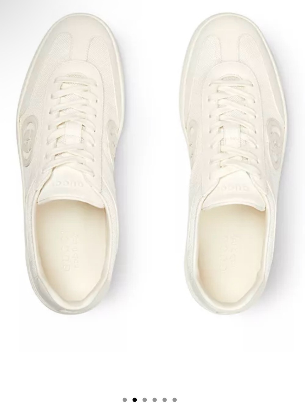 Gucci G75 Sweet Suede Low Top Sneakers New 38 $920